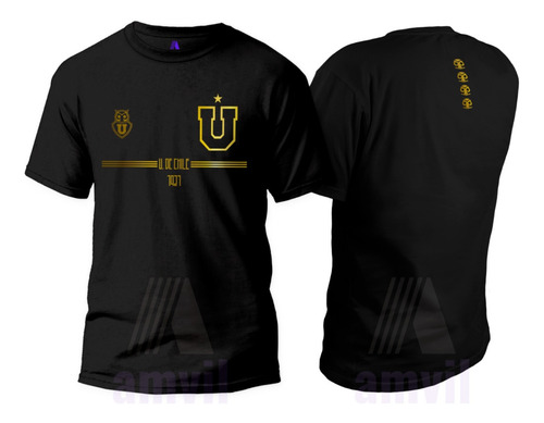 Imagen 1 de 2 de Polera Universidad De Chile Dis 6 Adulto