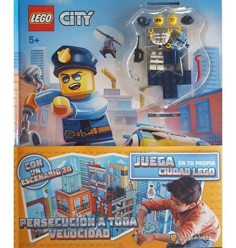 Persecucion A Toda Velocidad + Juguete Lego City, De Lego. Editorial Gato De Hojalata, Tapa Dura En Español, 2019