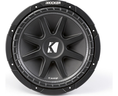 Subwoofer Kicker De 12 Pulgadas 43c124 C12 Series 300w Max 150w Rms Bobina Sencilla De 4 Ohms Color Negro 1 Bocina