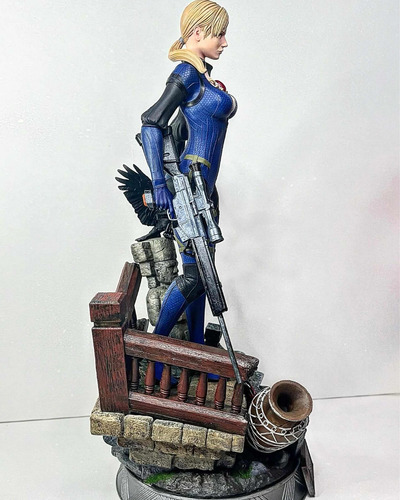 Jill Valentine Resident Evil 5 1/6 35cm Action Figure 3d