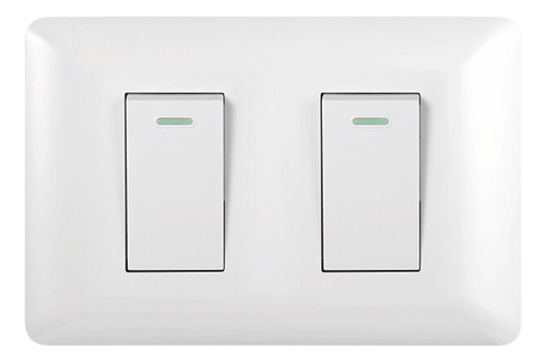 Pack - 10 Interruptor Doble 9/15 10a 250v Blanco - Want