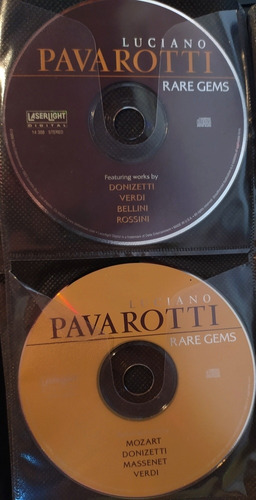 Combo De 2 Cds De Luciano Pavarotti, Rare Gems