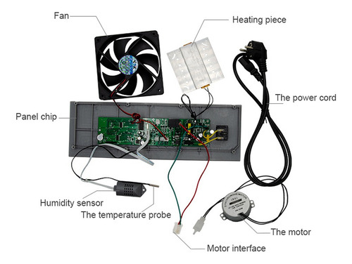 Controlador De Incubadora Htmc-5 De Temperatura Constante