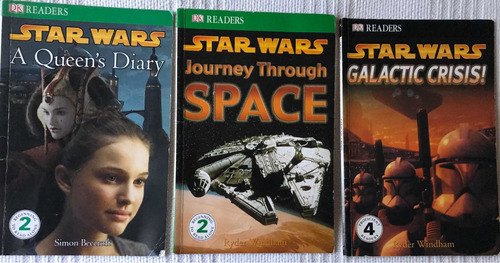 Set 3 Libros Star Wars Dk Readers En Inglés Usados Excelente