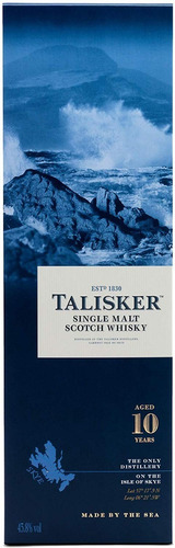 Whisky Talisker 10 Años Single Malt Scotch 750ml Escoces
