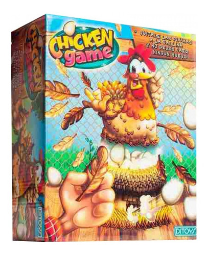 Chicken Game Juego De Mesa Gallina Plumas Huevos Ditoys