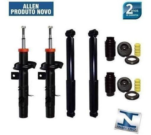 04 Amortecedores Citroen C3 2008 2009 2010 2011 2012 C/ Kit