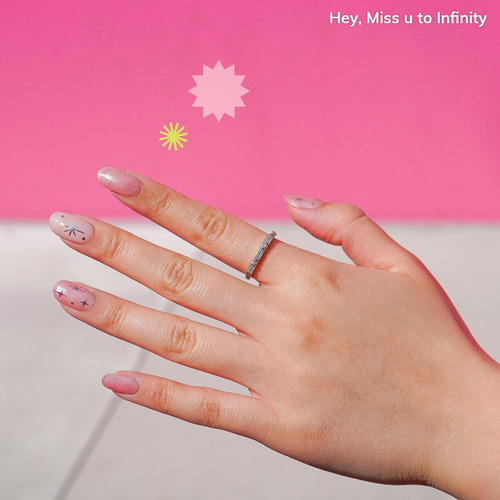 Heyhae Tiras De Uñas De Gel Semi Curadas | Sin Lámpara Led |