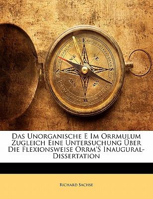 Libro Das Unorganische E Im Orrmulum Zugleich Eine Unters...