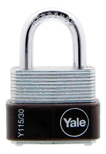 Candado Yale Laminado Y115-30mm (8405) Color Gris