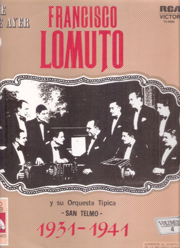 Francisco Lomuto: San Telmo 1931-1941 / Vinilo Rca Victor