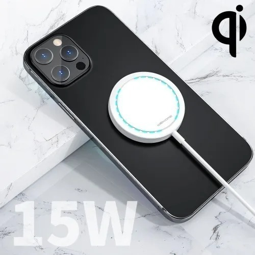 Cargador Inalámbrico iPhone 15w Magnético Ultrafino Itech*