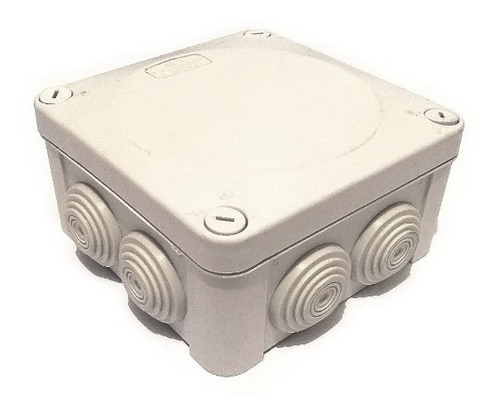 Caja Estanca De Registro Ip55 10x10x5.5 Cm (con Conos) 