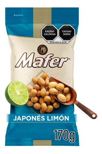 Cacahuate Japonés De Limón Mafer 170g