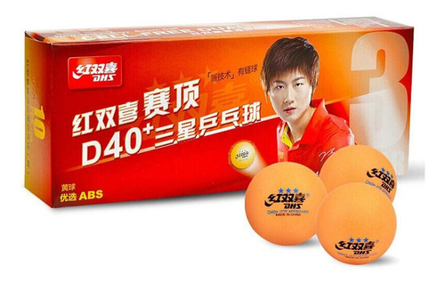 Bolas De Tênis De Mesa Dhs 40+ Ittf Profissional 3 Estrelas
