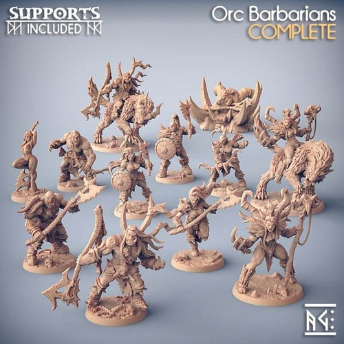 Miniaturas Para Pintar Orc Set 1