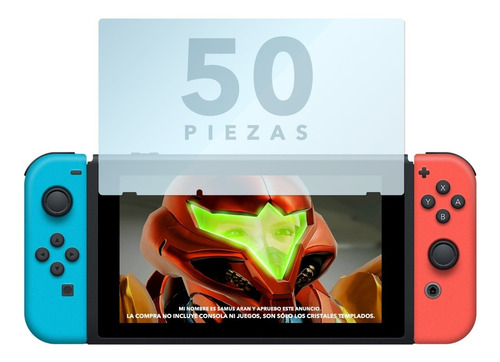 Pack X50 Protector Templado Switch Oled Lite Normal Cristal (Usado)