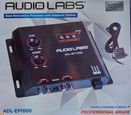 Epicentro.  Audio Labs. 2 Perillas. Adl-ep1000. Restaurador.