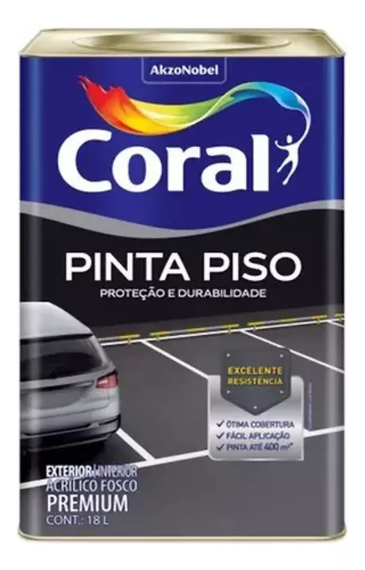 Segunda imagem para pesquisa de tinta coral pinta piso 18 litros