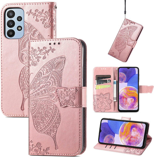 Funda Tipo Cartera Para Samsung Galaxy A23, Diseño De Maripo