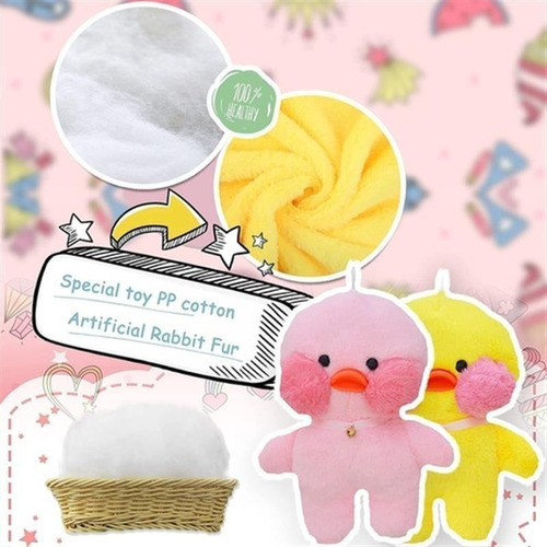 2 Peças Boneca De Pelúcia Lalafanfan Mimi Duck