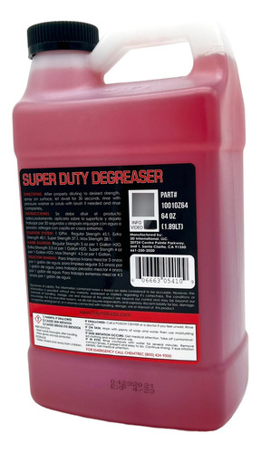 Imagen 2 de 2 de 3d Desengrasante Hiper Concentrado Nano Pail 64oz Super Duty