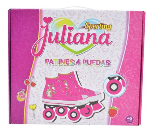 Juliana Patines Sporting Zapatilla 4 Ruedas Cod Sis018
