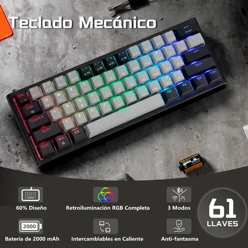 Teclado gamer inalambrico mercado libre discount