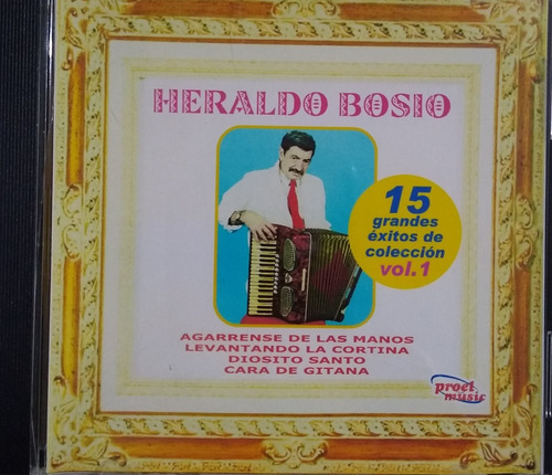 Heraldo Bosio Cd Nuevo 15 Grandes Éxitos De Colección Vol.1