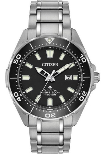 Reloj Citizen 61092 Bn0200-56e Ecodrive Titanium Wr200*watchsalas Color del fondo Negro 61092
