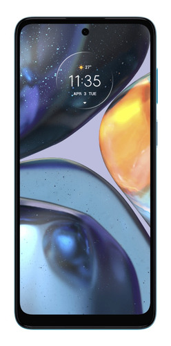 Imagem 1 de 8 de  Moto G22 Dual SIM 128 GB iceberg blue 4 GB RAM