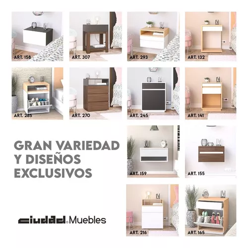 Cajonera Placard 3 Cajones Amplios - Ciudad Muebles