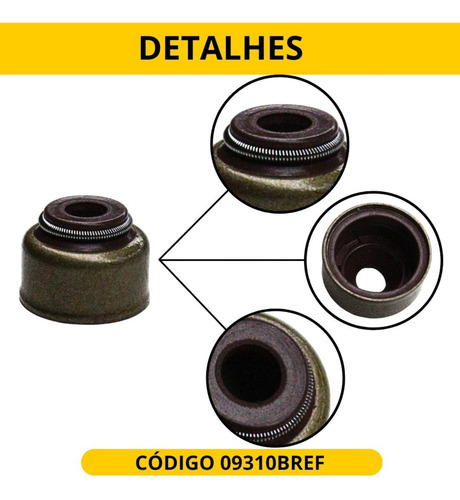 Retentor Haste Válvula Picanto 2004 A 2011 1.0 1.1 12v