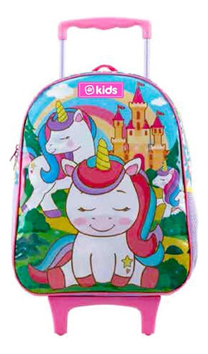 Mochilas Infantiles Niña Escolar Carro Unicornios Arpelli