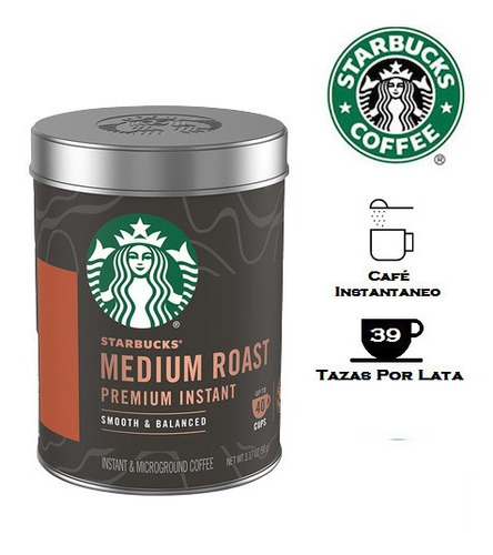 Café Instantaneo Premium Starbucks Medium Roast