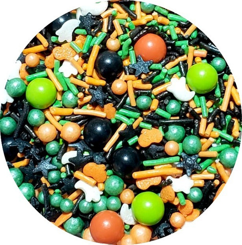 Imagen 1 de 1 de 550g Mix Abracadabra Sprinkles Halloween Confeti Reposteria