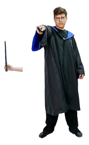 Disfraz Harry Potter Ravenclaw Con Varita Adulto