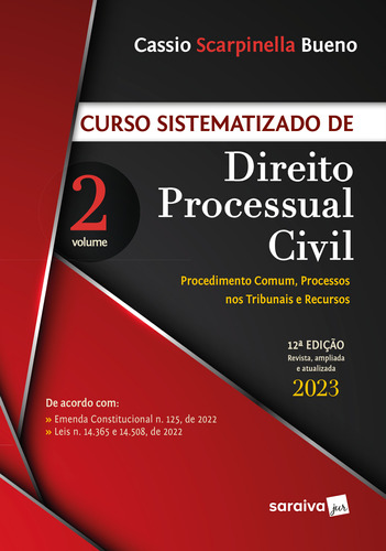 Libro Curso Sist Dto Processual Civil Vol 2 12ed 23 De Bueno