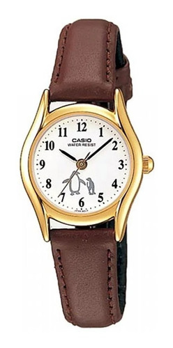 Reloj Casio Para Mujer Ltp-1094q Cuero Análogo 100% Original