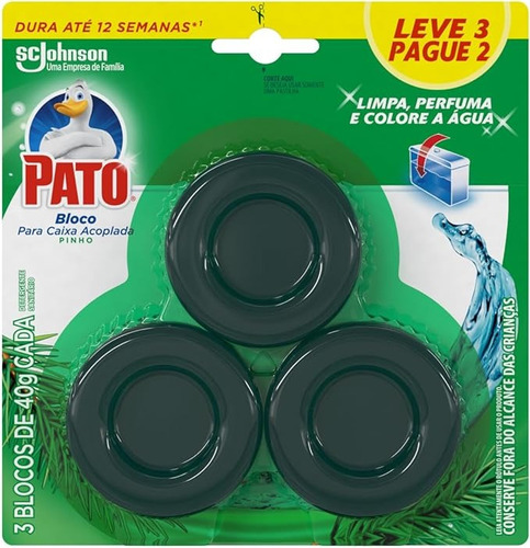 Detergente Sanitário Para Caixa Acoplada Pato Pinho 40gl3 P2