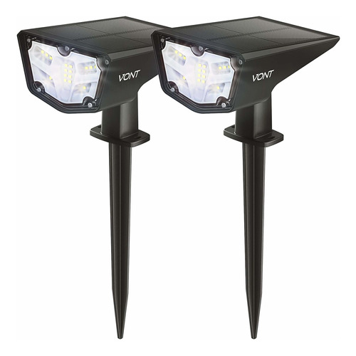 Luces Solares Al Aire Libre De 16 Led [2 Unidades] Foco...