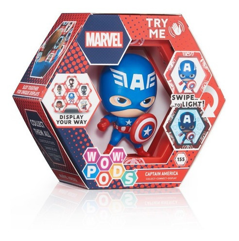 Capitan America Figura Wow Pods Marvel Wabro 59066