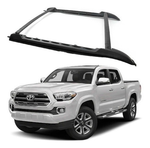 Barras Portaequipaje Toyota Tacoma Doble Cabina 2018 Negras