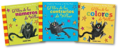 3 Libros Wilbur Numeros Colores Contrarios Winnie Paul