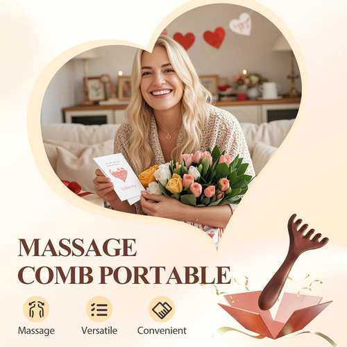 Peine De Masaje Acupoint, Herramienta De Masaje Facial Y De