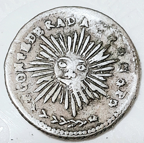 Moneda Confederada Cordova 1840 Plata  Confederación Cordoba