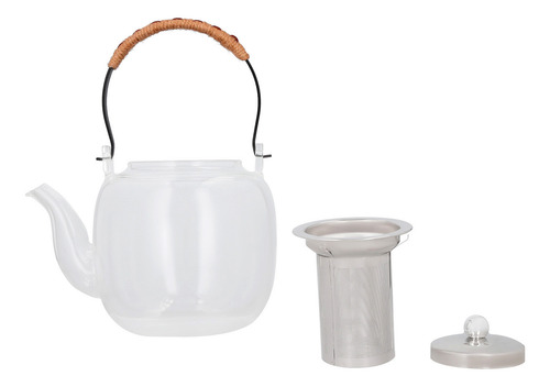 Tetera De Vidrio Con Infusor De 1200ml