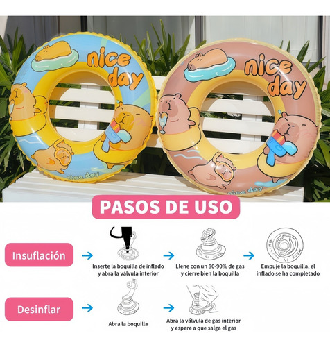 Salvavidas Para Niños Con Estampado De Capibara