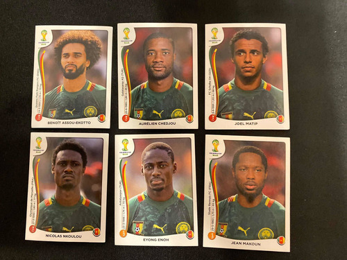 Lote Figuritas Mundial 2014 Brazil - Jugadores Camerun