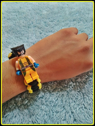 Imagen 4 de 4 de Figuras Legos-pulseras Wolverine